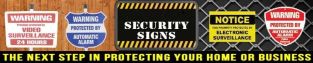 Security Signs Assortment